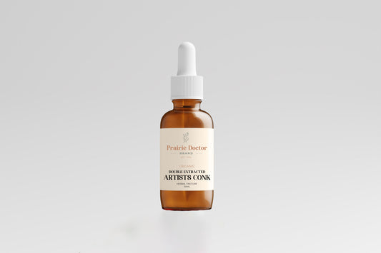 Our Artist's Conk Mushroom Tincture (Double Extracted) is a medicinal, health supporting fungi tincture that is created using Canadian ethically wildcrafted fruiting bodies from most species of hardwoods and some conifers in wooded areas.