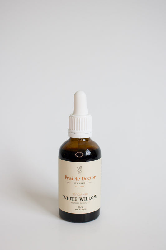 sourced White Willow bark. White Willow is known for its ability to help relieve back, joint and headache pain as well as mild fevers. 