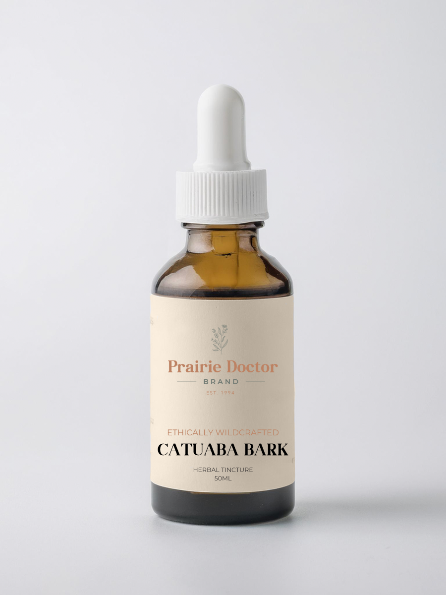 Our Catuaba Bark Herbal Tincture is carefully crafted using ethically wildcrafted Catuaba bark. Traditionally used in Brazilian and Amazonian herbal medicine, Catuaba is valued for its many health supporting properties.
