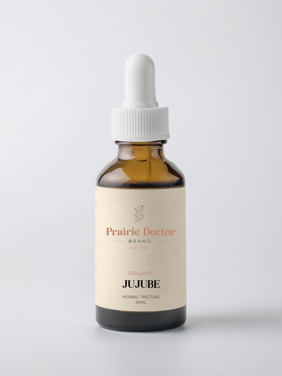 Our Jujube Herbal Tincture is thoughtfully crafted using organically grown, sustainably harvested Jujube fruit. Traditionally used in Chinese and Middle Eastern herbal medicine, Jujube is valued for its calming and nourishing properties.